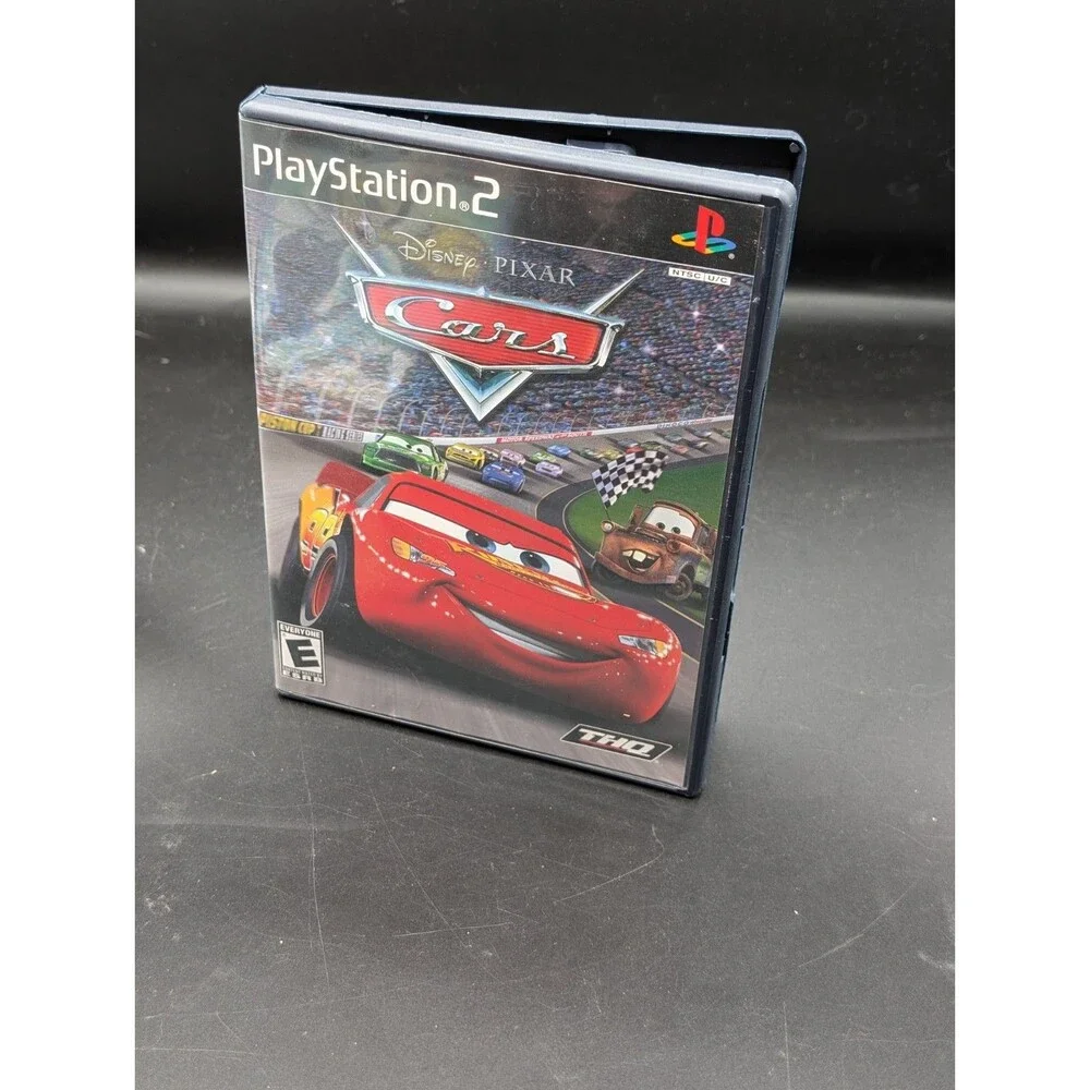 Disney Pixar Cars Sony PlayStation 2 PS2 CIB Complete w Manual Black Label